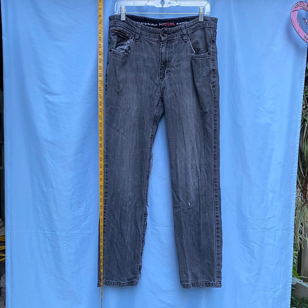 Tony Hawk Dark Gray Slim Jeans for Men